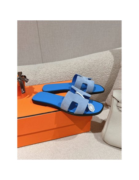 Hermes Oran slides summer shoes_12