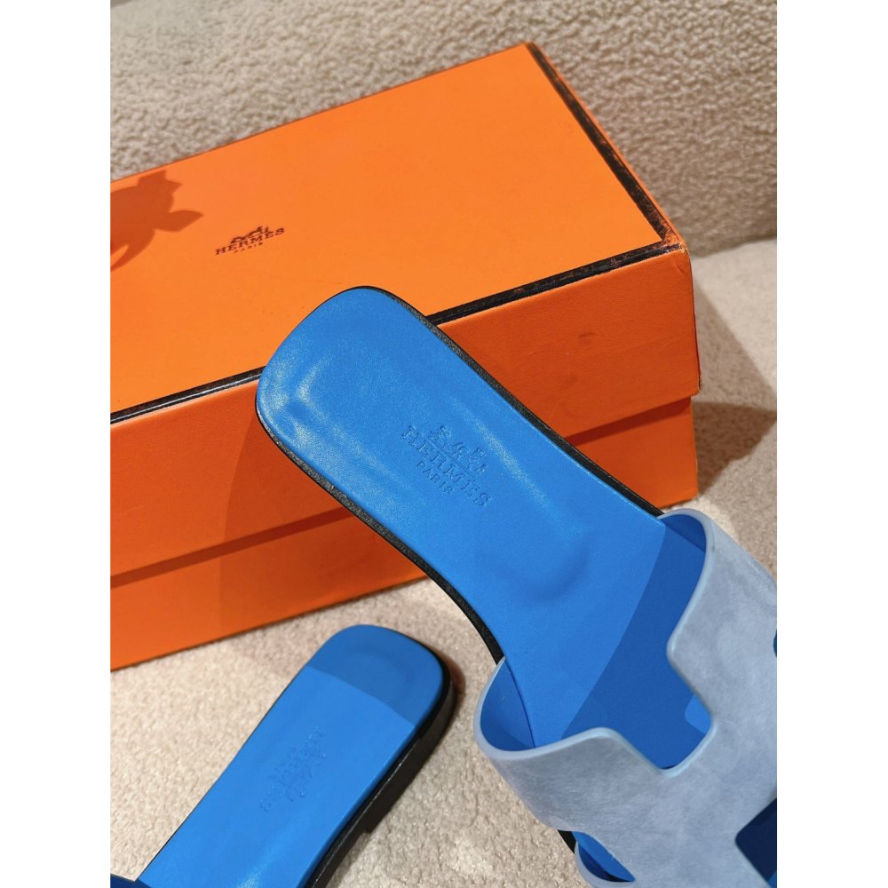Hermes Oran slides summer shoes_12