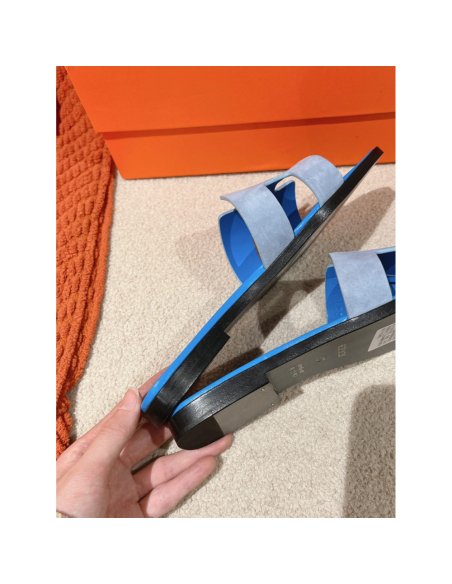 Hermes Oran slides summer shoes_12