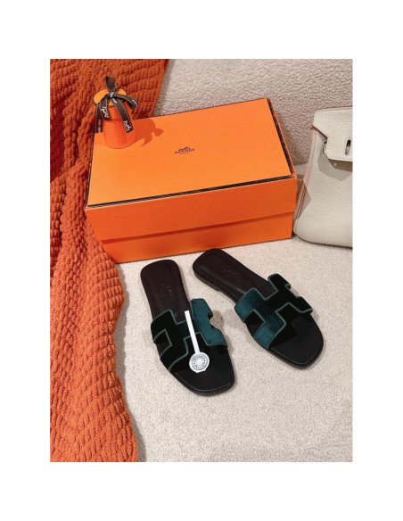Hermes Oran slides summer shoes_14