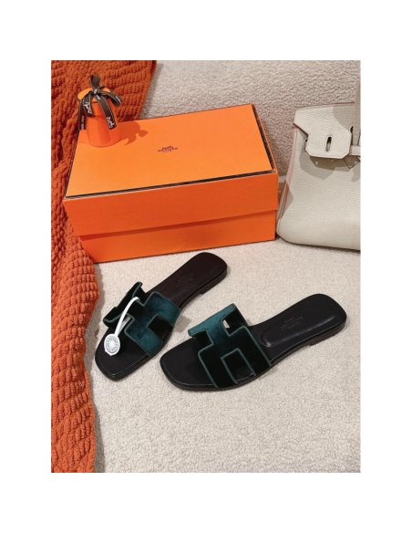Hermes Oran slides summer shoes_14