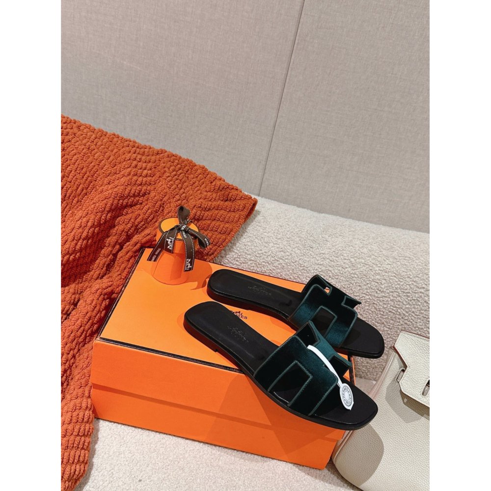 Hermes Oran slides summer shoes_14