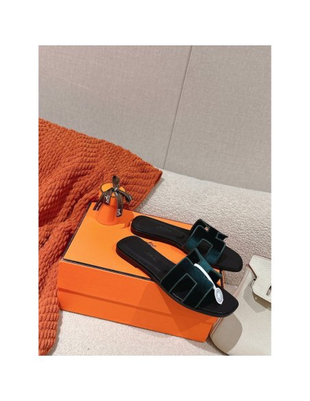 Hermes Oran slides summer shoes_14