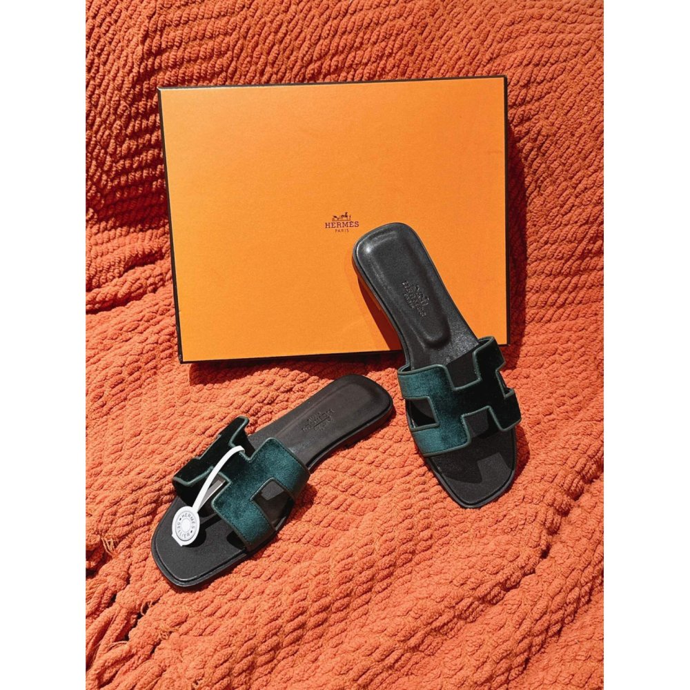 Hermes Oran slides summer shoes_14