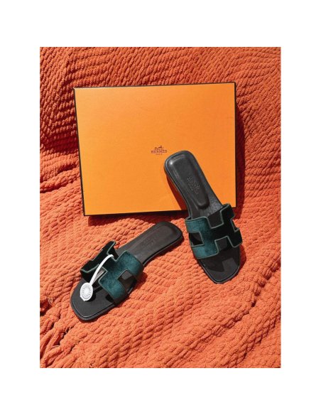 Hermes Oran slides summer shoes_14