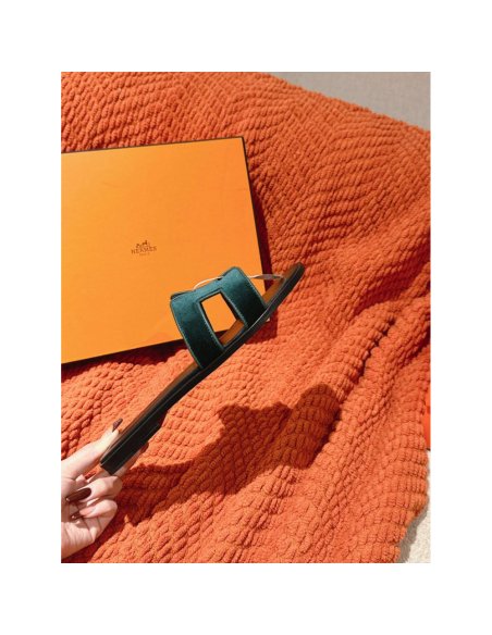 Hermes Oran slides summer shoes_14