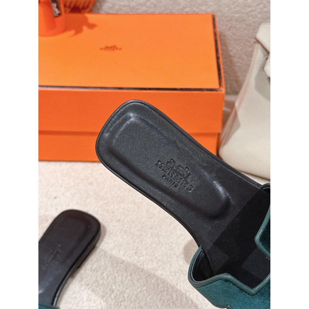 Hermes Oran slides summer shoes_14