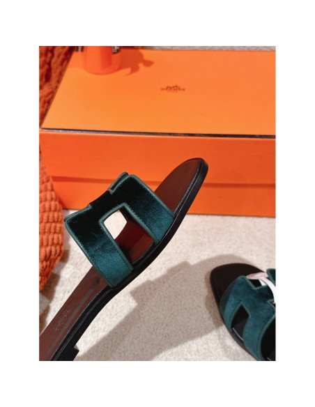 Hermes Oran slides summer shoes_14