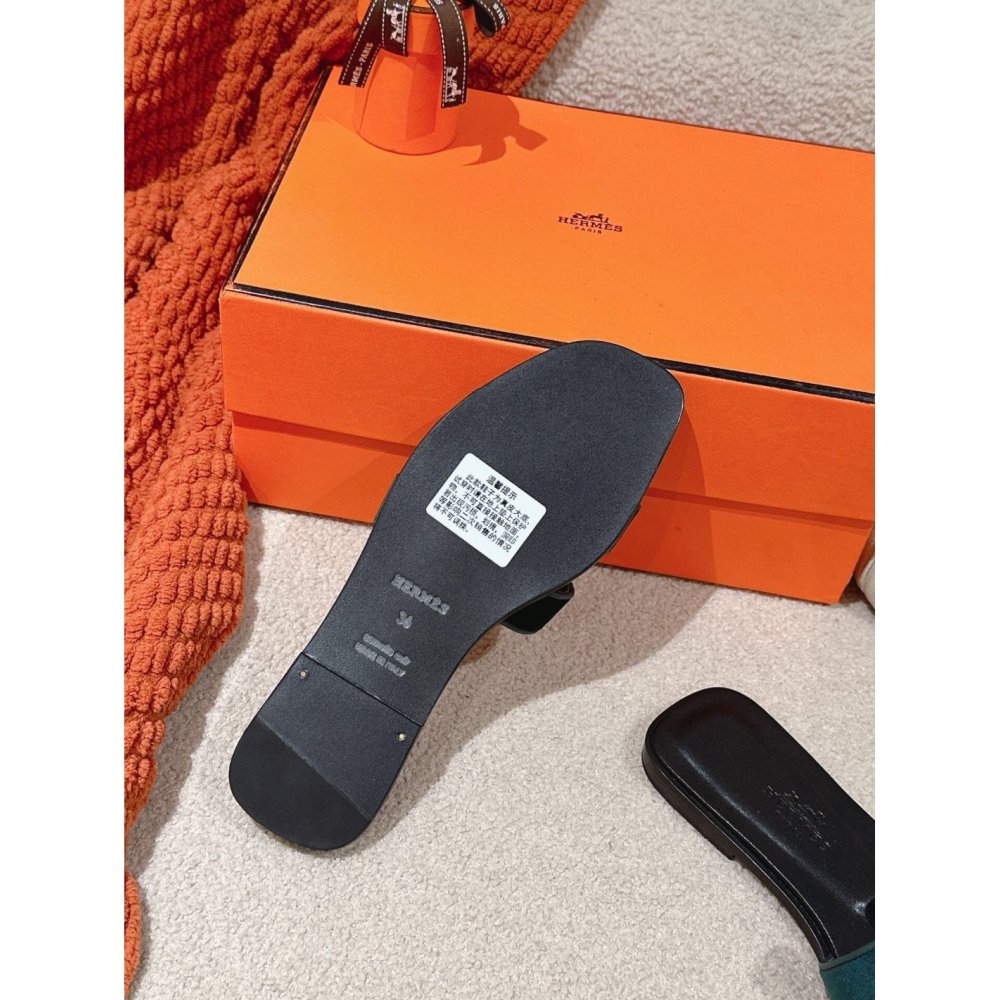 Hermes Oran slides summer shoes_14