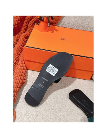 Hermes Oran slides summer shoes_14