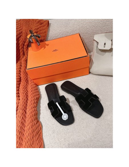 Hermes Oran slides summer shoes_15