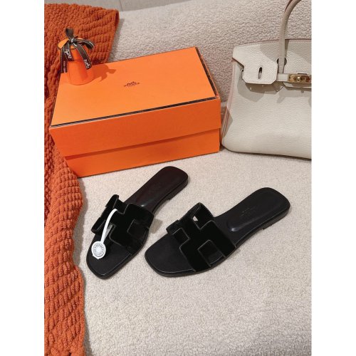 Hermes Oran slides summer shoes_15