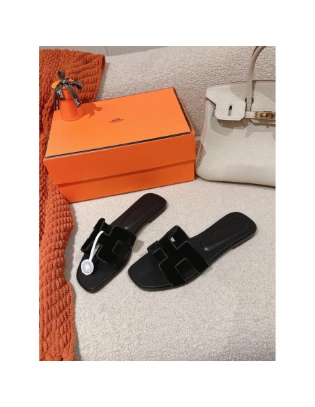 Hermes Oran slides summer shoes_15