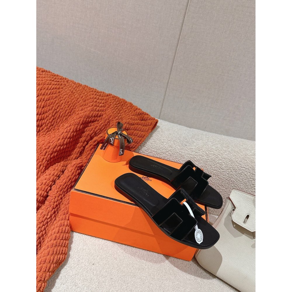 Hermes Oran slides summer shoes_15