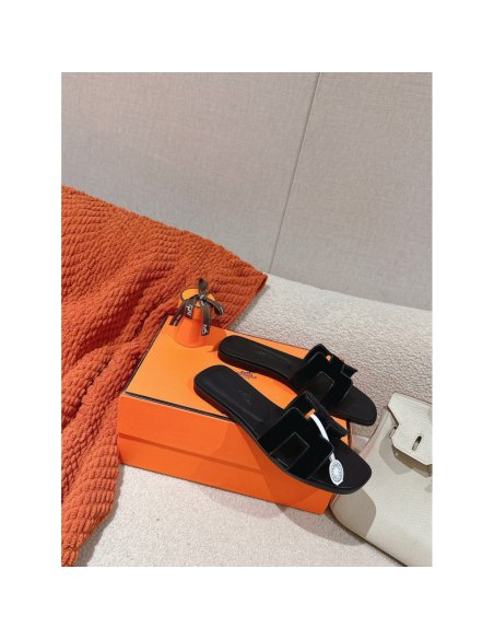 Hermes Oran slides summer shoes_15
