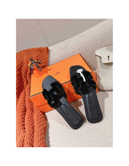 Hermes Oran slides summer shoes_15