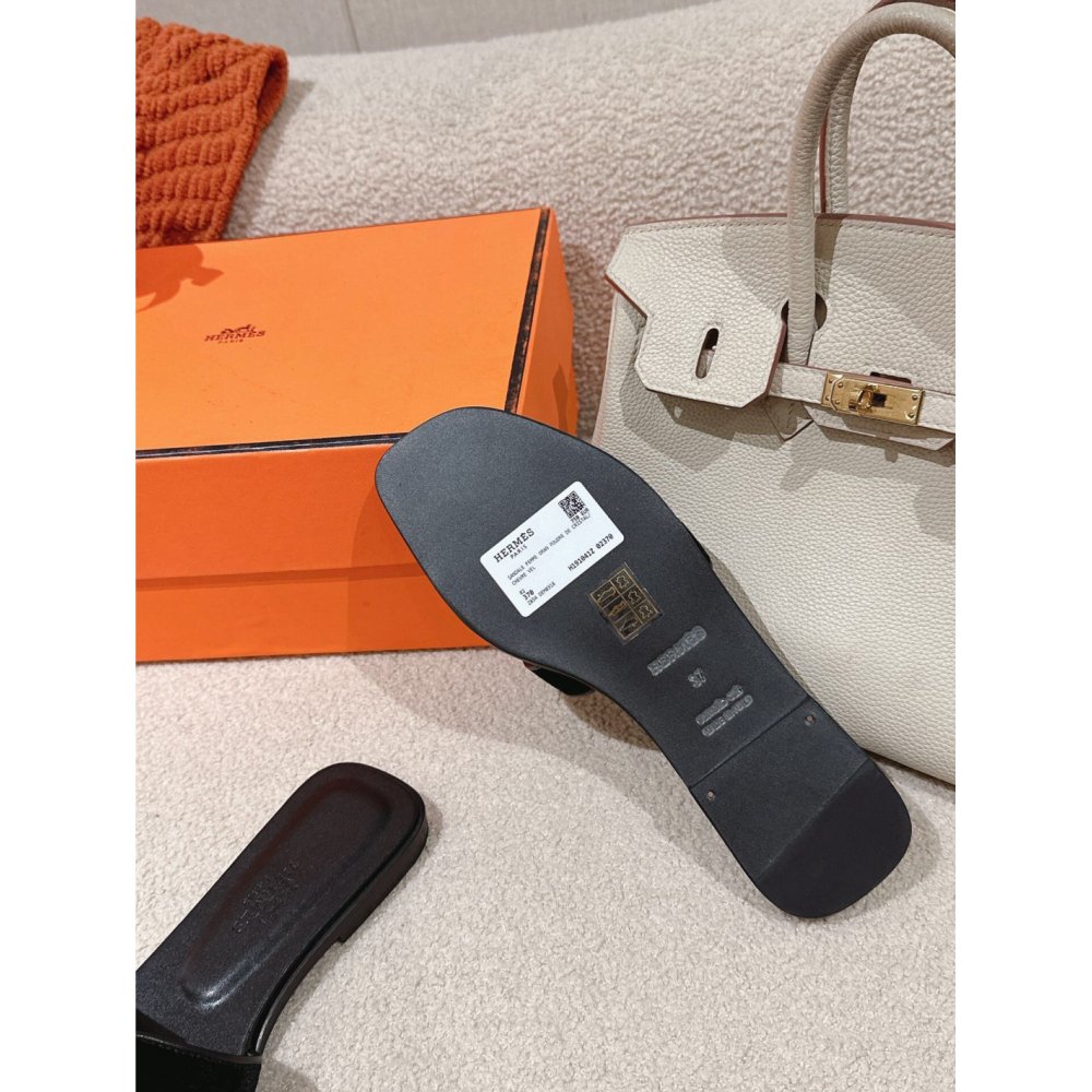 Hermes Oran slides summer shoes_15