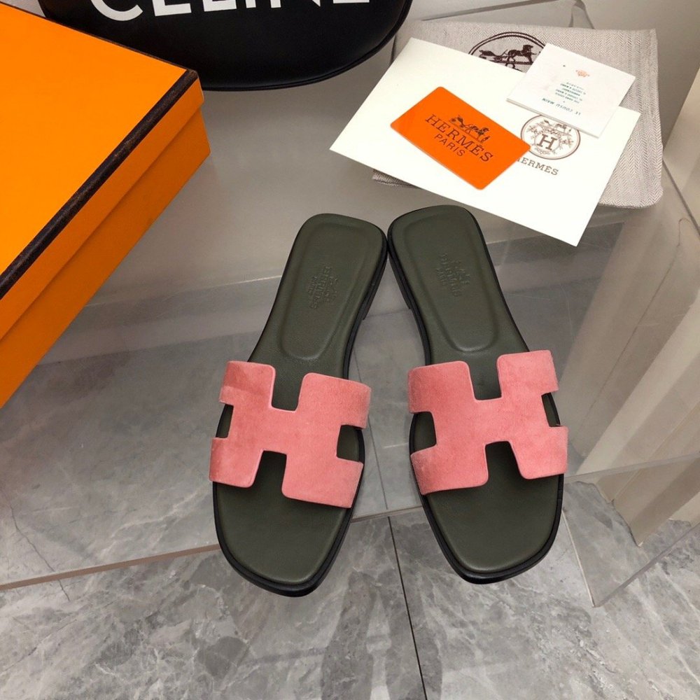 Hermes Oran slides summer shoes_19