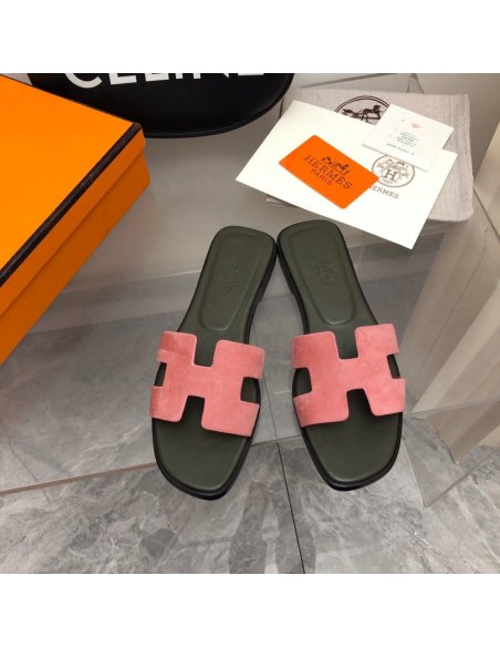 Hermes Oran slides summer shoes_19