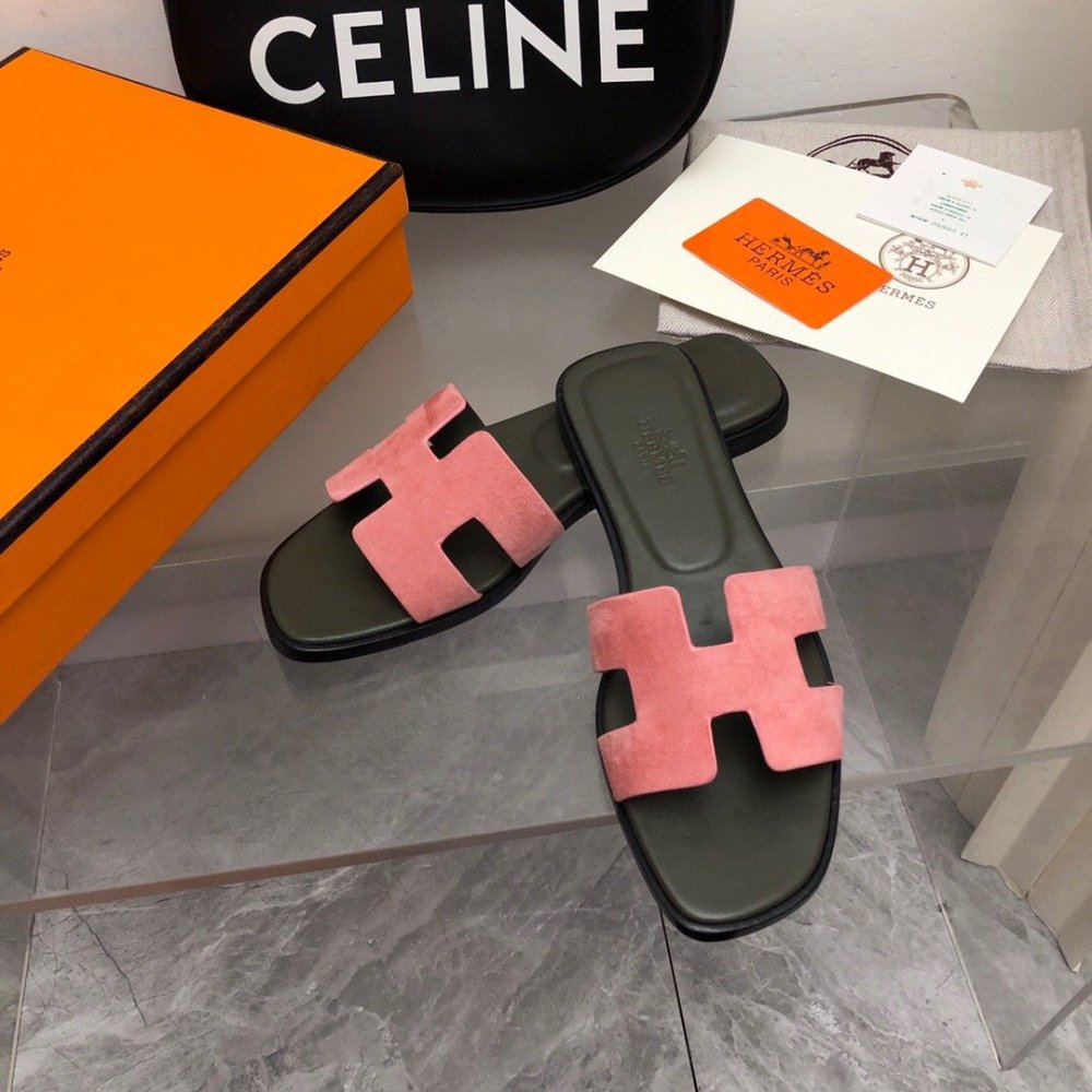 Hermes Oran slides summer shoes_19