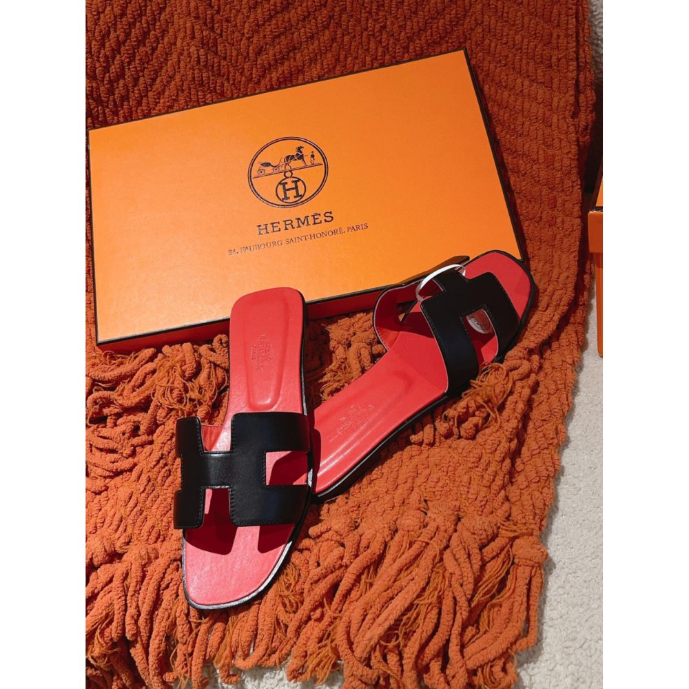 Hermes Oran slides summer shoes_2