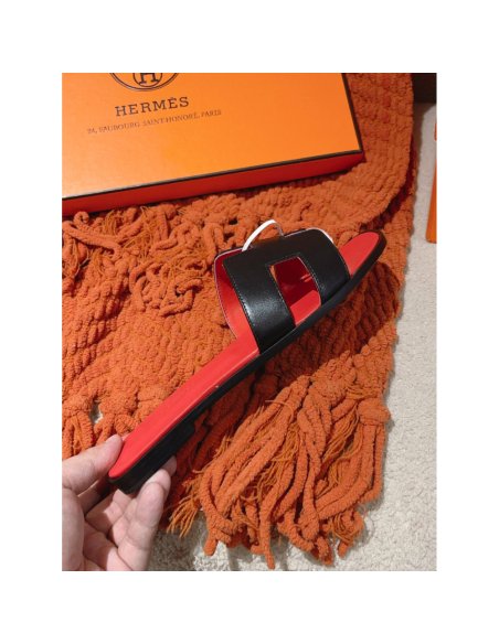 Hermes Oran slides summer shoes_2