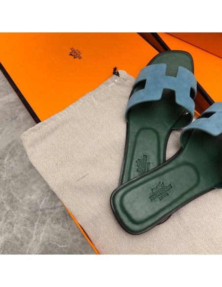 Hermes Oran slides summer shoes_20