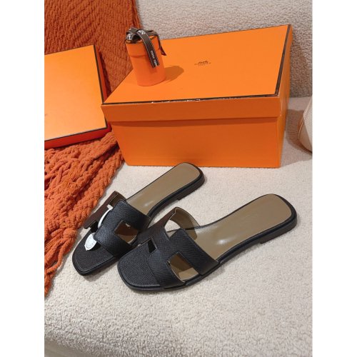 Hermes Oran slides summer shoes_3