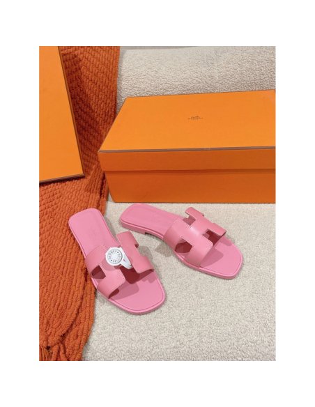 Hermes Oran slides summer shoes_4
