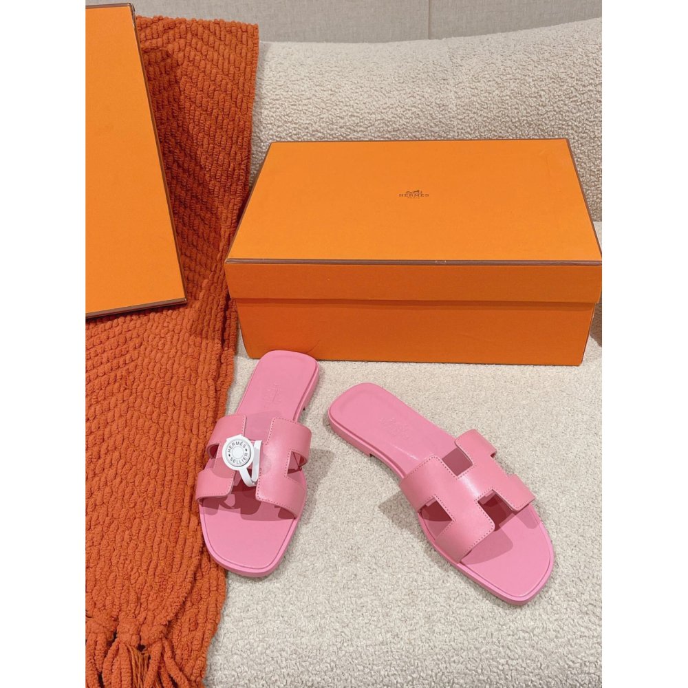 Hermes Oran slides summer shoes_4