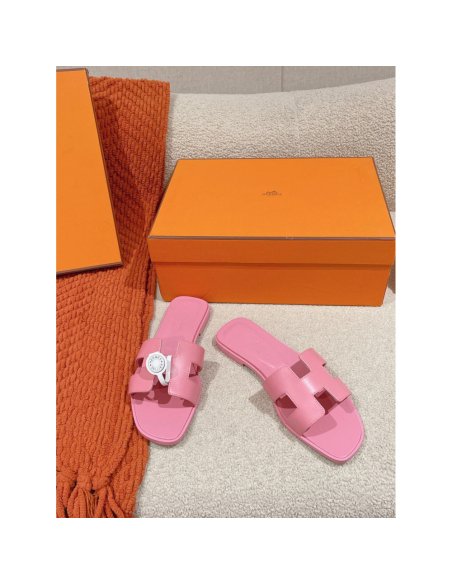 Hermes Oran slides summer shoes_4