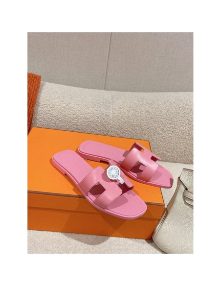 Hermes Oran slides summer shoes_4