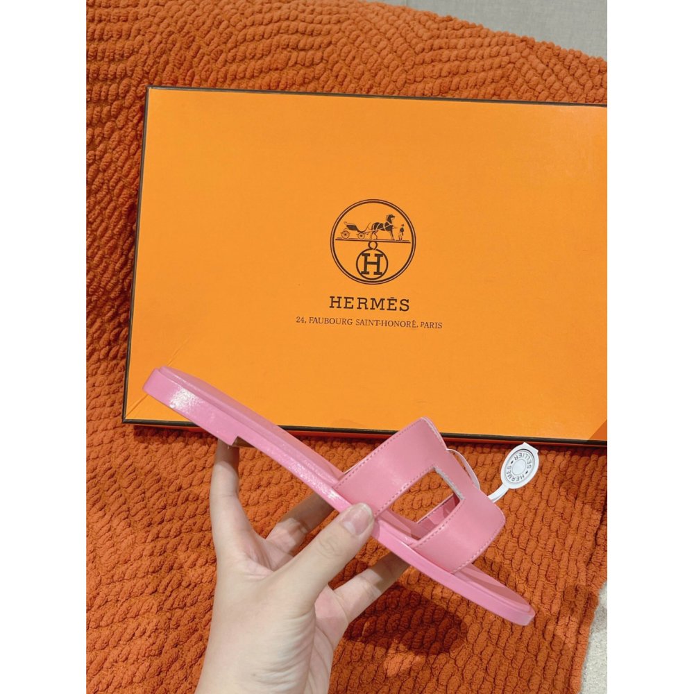Hermes Oran slides summer shoes_4