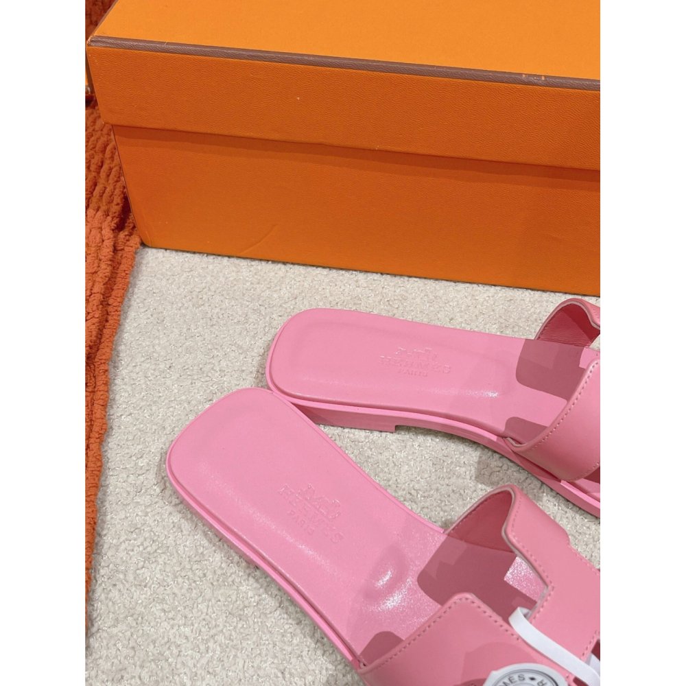 Hermes Oran slides summer shoes_4