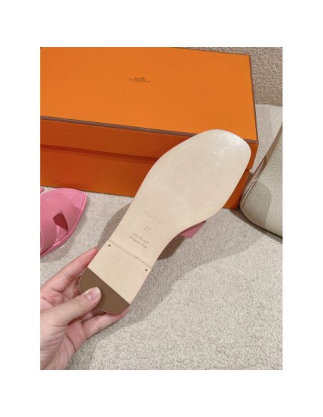 Hermes Oran slides summer shoes_4