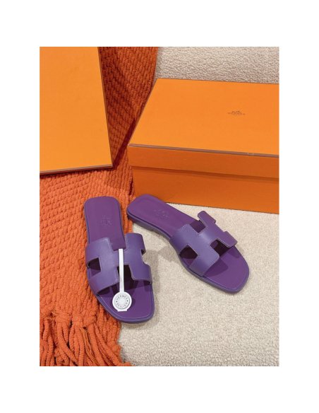 Hermes Oran slides summer shoes_5