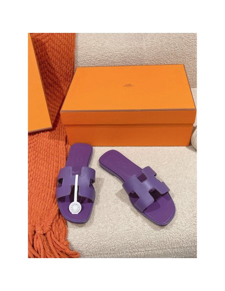 Hermes Oran slides summer shoes_5