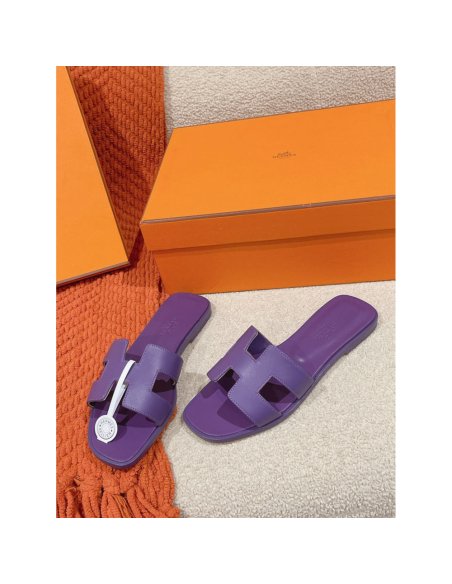 Hermes Oran slides summer shoes_5