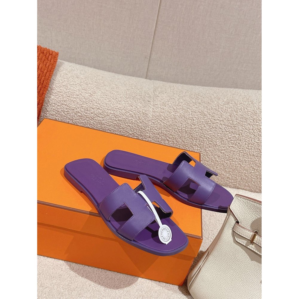 Hermes Oran slides summer shoes_5