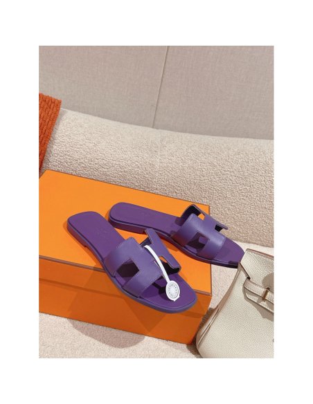 Hermes Oran slides summer shoes_5