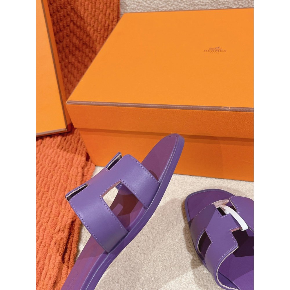 Hermes Oran slides summer shoes_5
