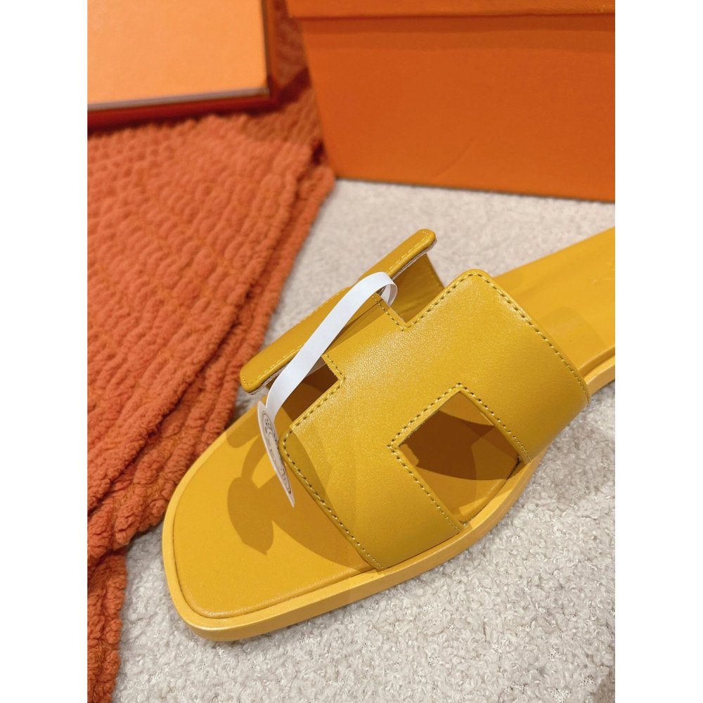 Hermes Oran slides summer shoes_6