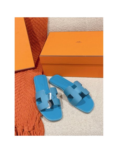 Hermes Oran slides summer shoes_8