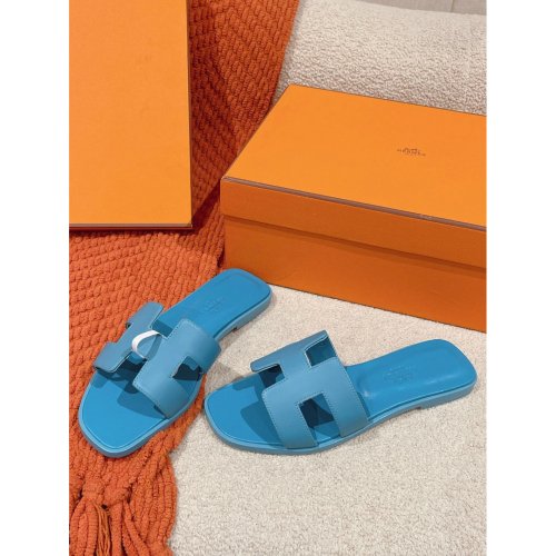 Hermes Oran slides summer shoes_8