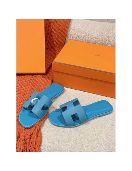 Hermes Oran slides summer shoes_8