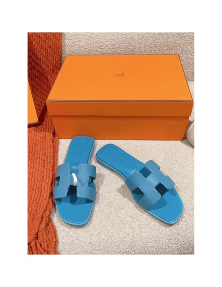 Hermes Oran slides summer shoes_8