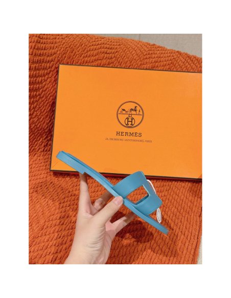 Hermes Oran slides summer shoes_8