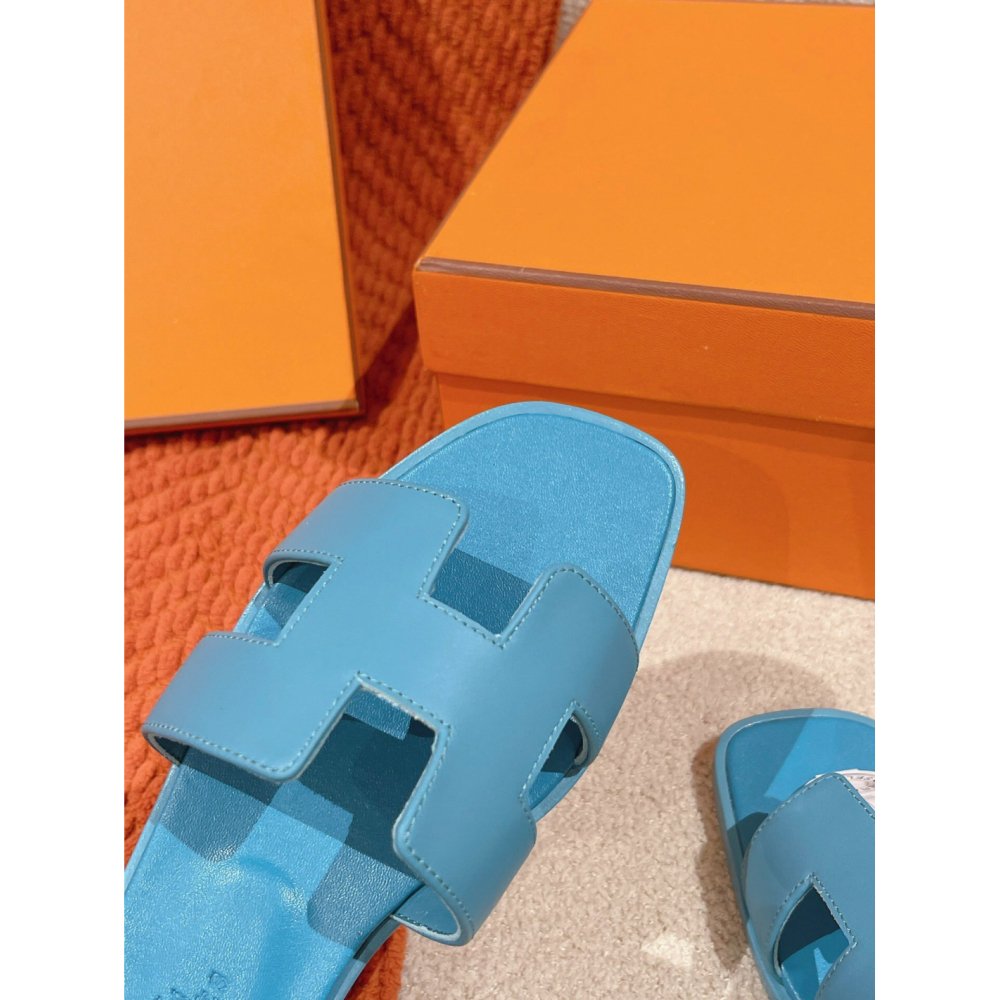 Hermes Oran slides summer shoes_8