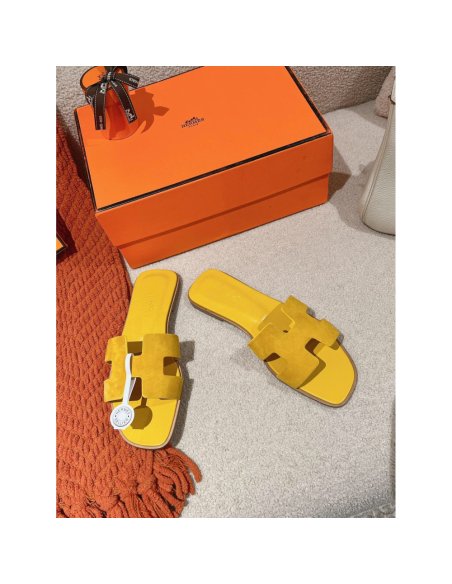 Hermes Oran slides summer shoes_9