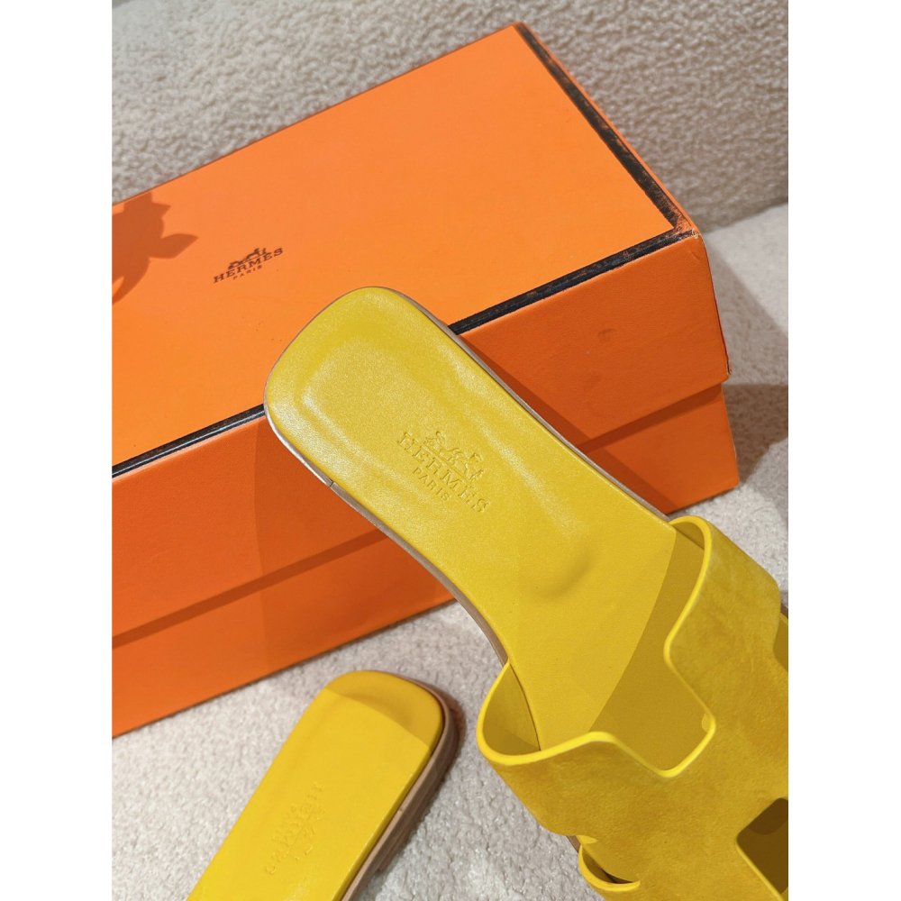 Hermes Oran slides summer shoes_9